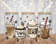 Load image into Gallery viewer, Coffee Dog Mom Glass Libby