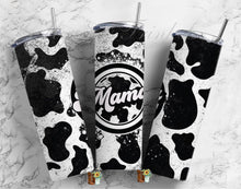 Load image into Gallery viewer, Retro Cowhide Mama Sublimation Tumbler