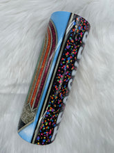 Load image into Gallery viewer, Rainbow Pencil Teacher Sublimation Tumbler