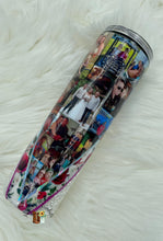 Load image into Gallery viewer, Signature Photo Split Glitter Tumbler