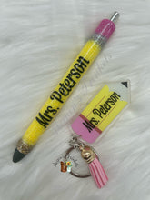 Load image into Gallery viewer, Pencil Keychain
