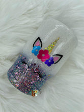 Load image into Gallery viewer, 14Oz Kids Unicorn Glitter Tumbler