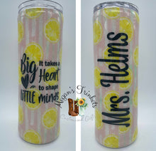 Load image into Gallery viewer, Teacher Lemons Skinny Tumbler