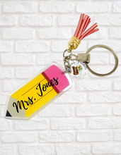 Load image into Gallery viewer, Pencil Keychain