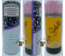 Load image into Gallery viewer, Teacher Collage Skinny Tumbler