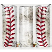 Load image into Gallery viewer, Baseball Skinny Tumbler