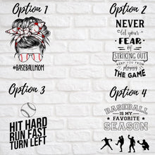 Load image into Gallery viewer, Baseball Skinny Tumbler