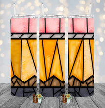 Load image into Gallery viewer, Stained Glass Pencil Sublimation Tumbler