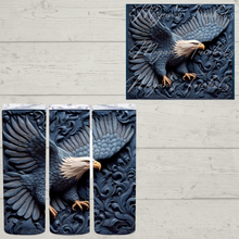 Load image into Gallery viewer, 3D Flying Eagle Sublimation Tumbler
