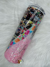 Load image into Gallery viewer, Signature Photo Split Glitter Tumbler
