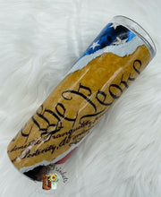 Load image into Gallery viewer, We the People Skinny Tumbler
