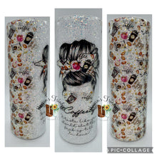 Load image into Gallery viewer, RTS Sweary Coffee Life 20Oz Skinny

