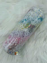 Load image into Gallery viewer, Power Wash Multi Glitter at the Beach Tumbler

