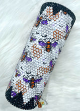 Load image into Gallery viewer, Spooky Bee Rhinestone Tumbler
