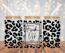 Load image into Gallery viewer, F Off Good Morning Glass Libby
